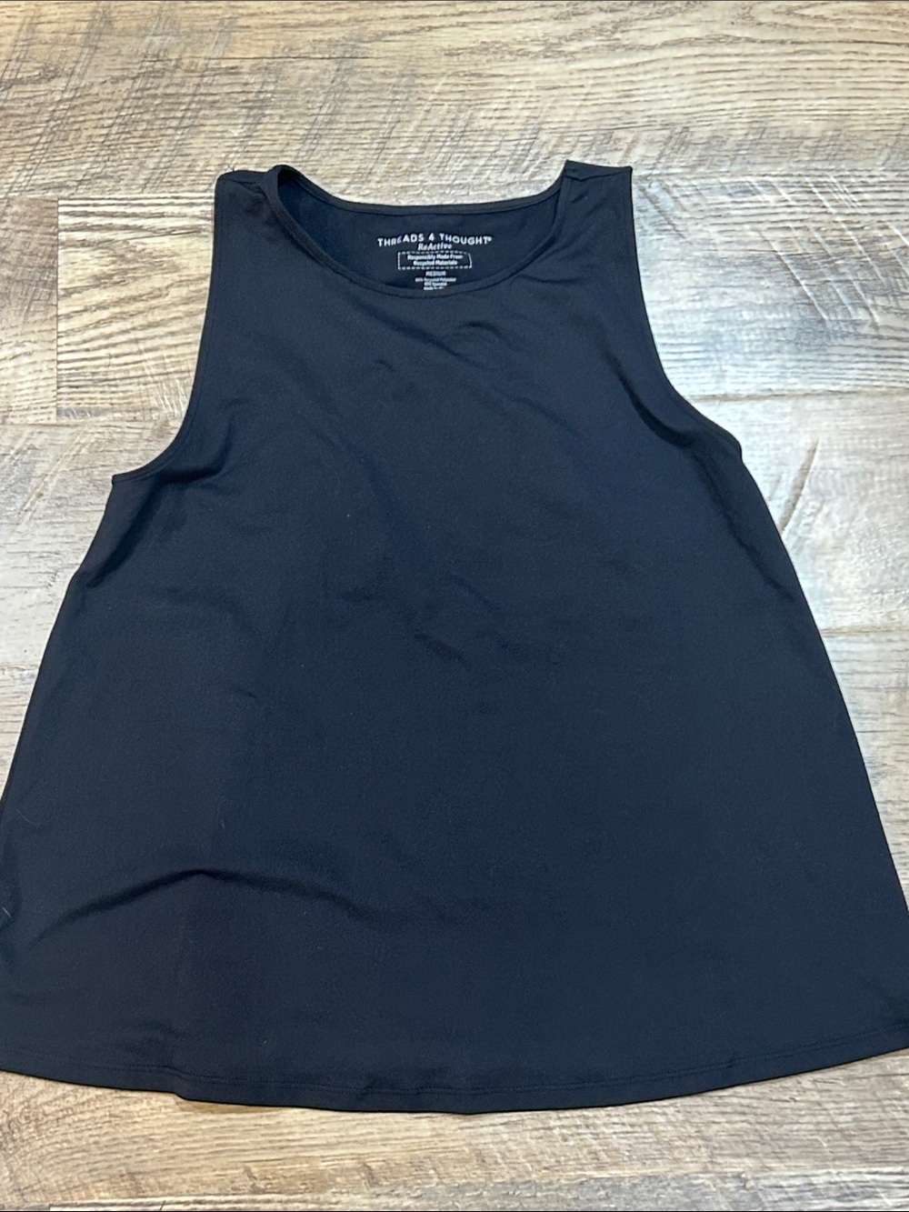 Threads 4 Thought Black Women's Relaxed Crew Neck Tank